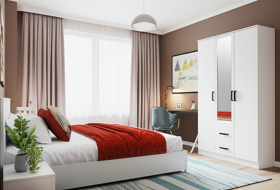 Шкаф 3-х створчатый Фьюжн ШК-09 (БТС)