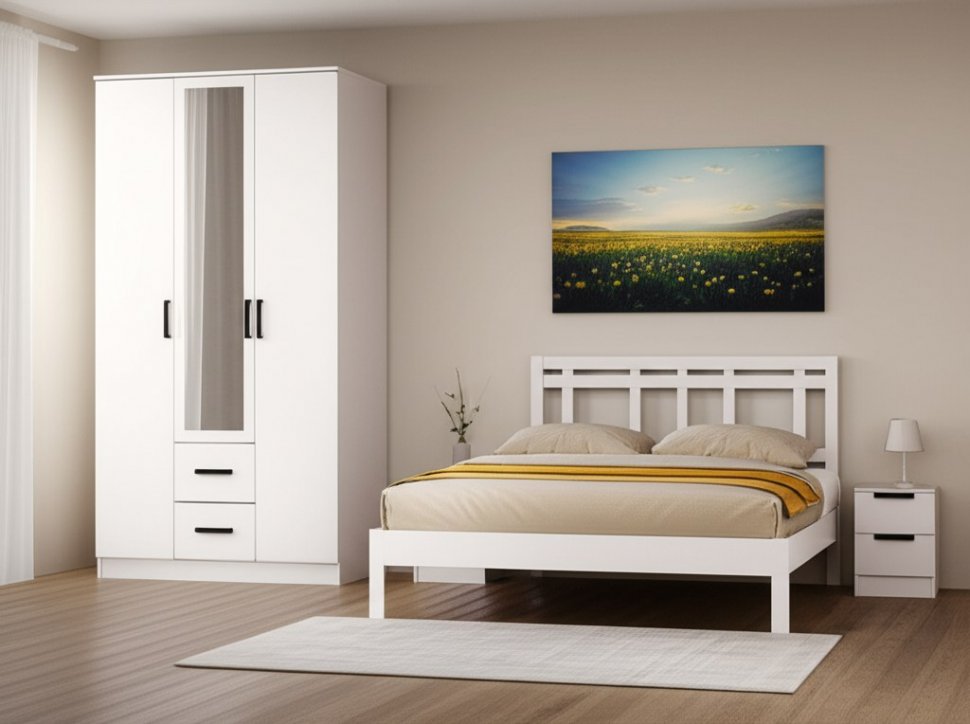 Шкаф 3-х створчатый Фьюжн ШК-09 (БТС)