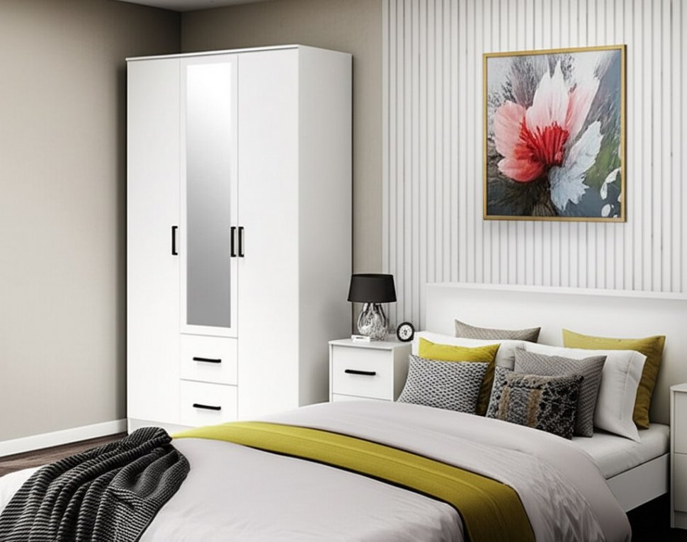 Шкаф 3-х створчатый Фьюжн ШК-09 (БТС)