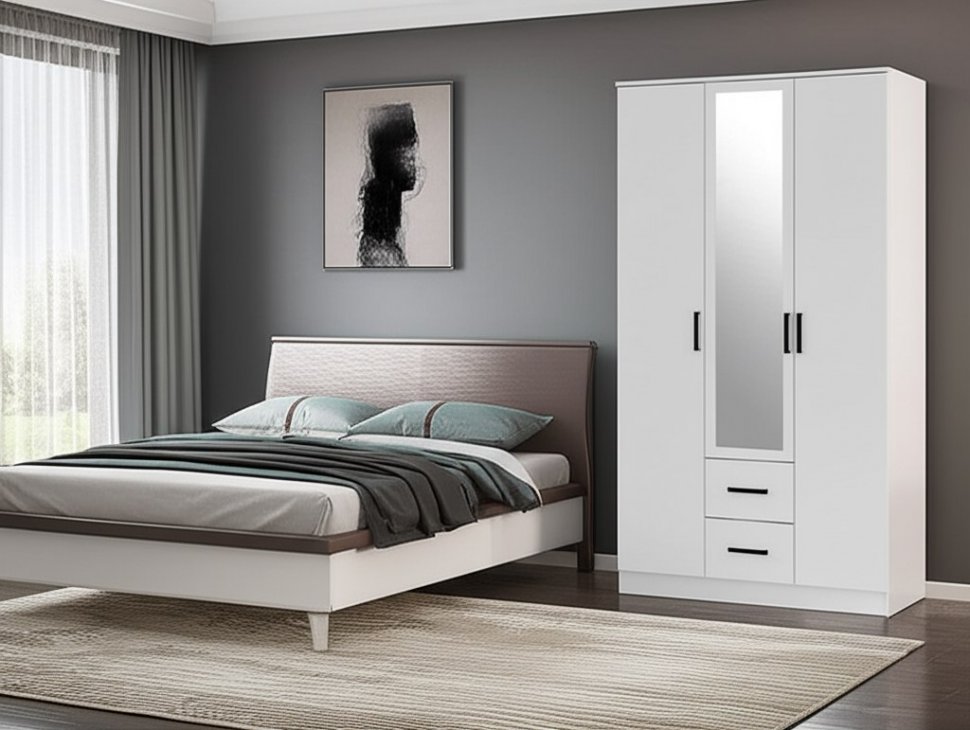 Шкаф 3-х створчатый Фьюжн ШК-09 (БТС)