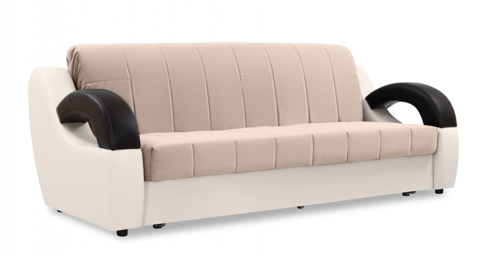 Диван прямой "аккордеон" Мадрид (Кремовый)