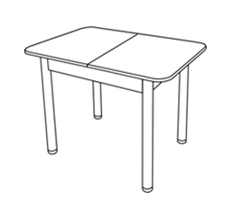 Стол раздвижной (Метрополитан) ФОРТ