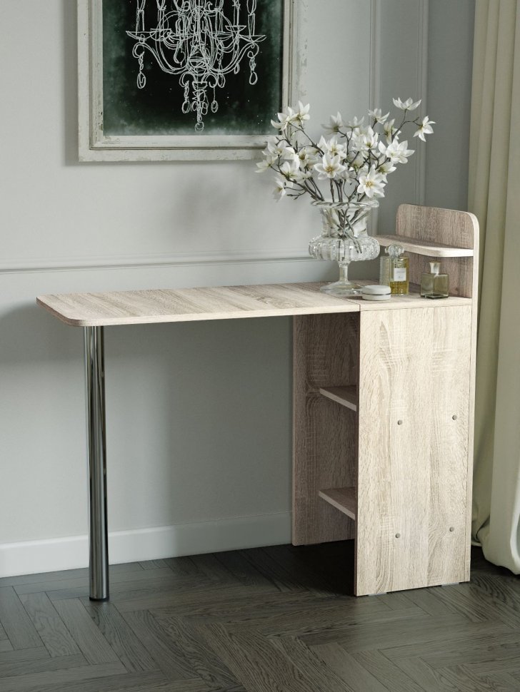 Стол маникюрный трансформер ФОРТ (Дуб сонома светлый)