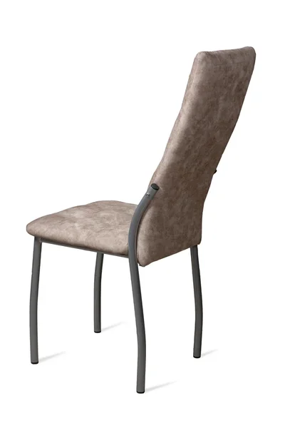 Стул Волна / Серебро/Велюр Латте