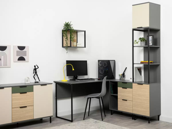 Марвэл Полка 16.487 Темно-серый / Плэйн