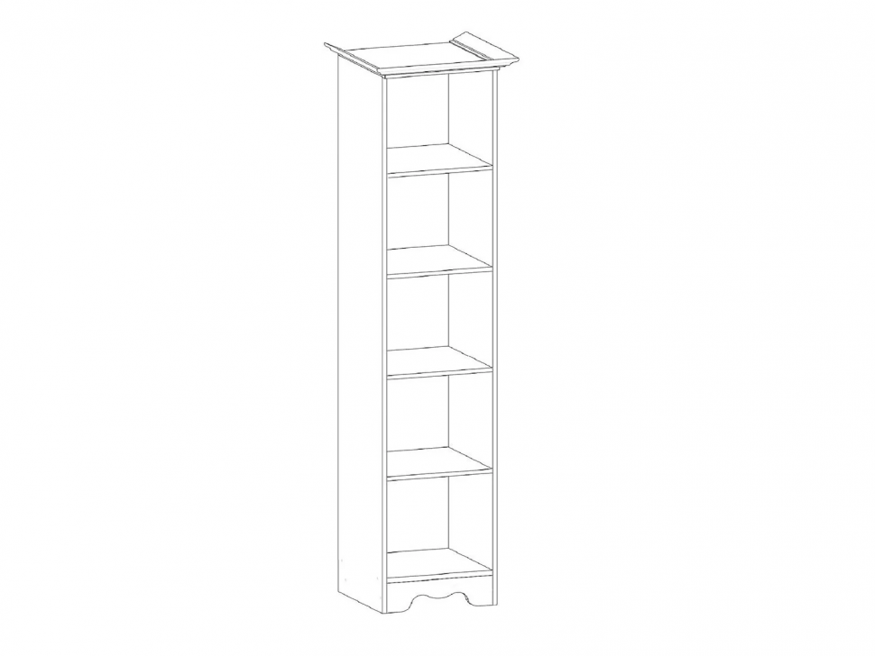 Латте 1 Шкаф однодверный Бодега Светлый / Орех Донской