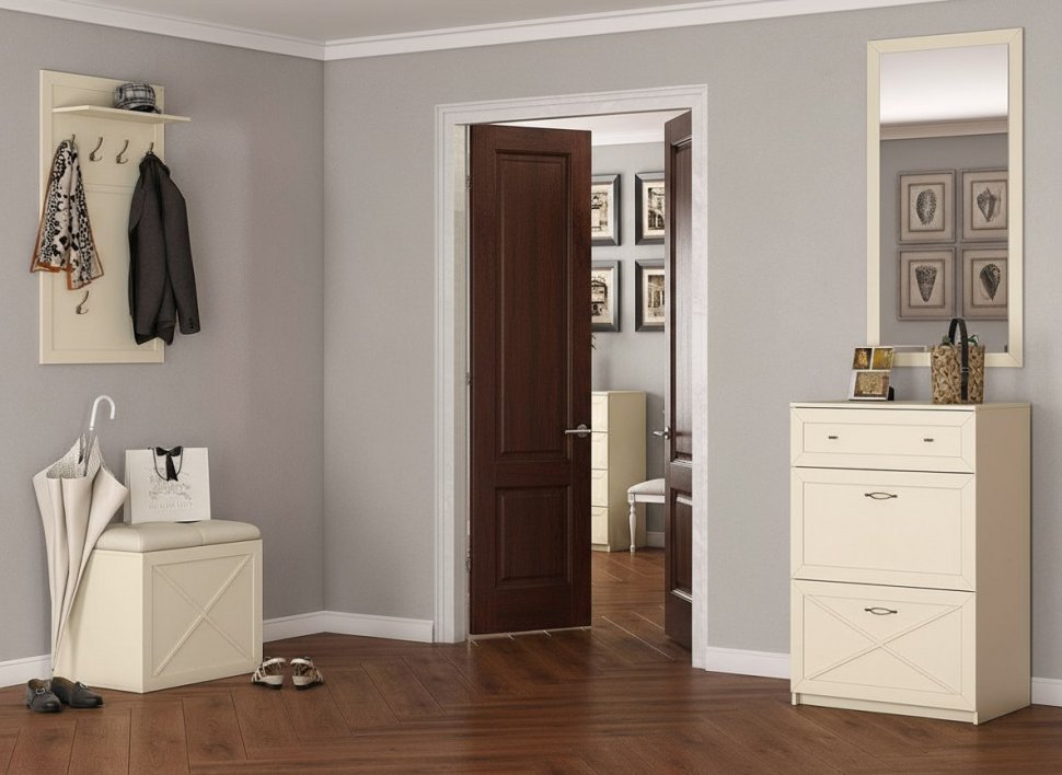 Прихожая Бэль 1 Слоновая кость