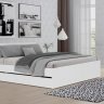 Кровать с основанием 1,6 м Симпл КР-17, Белый