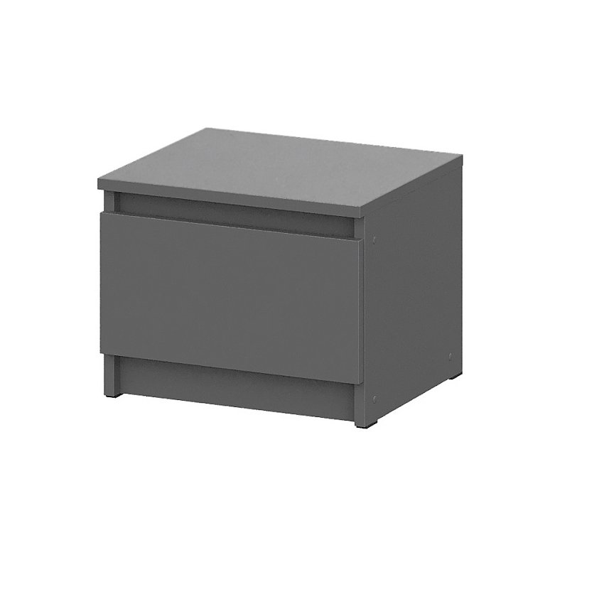 Тумба прикроватная Денвер (Графит серый)