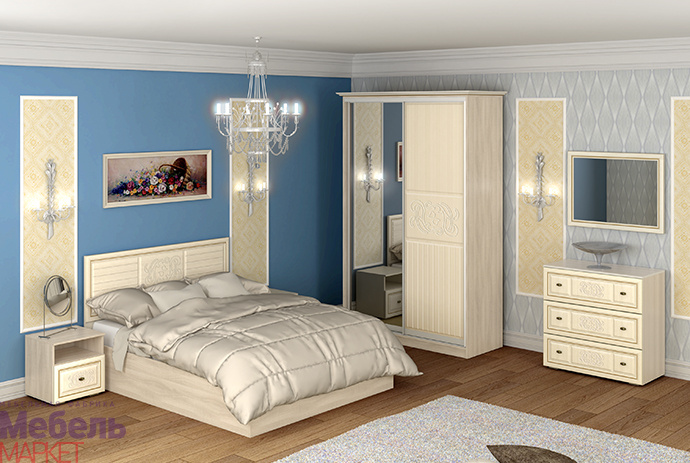 Кровать 180х200 Виктория Мебель Маркет