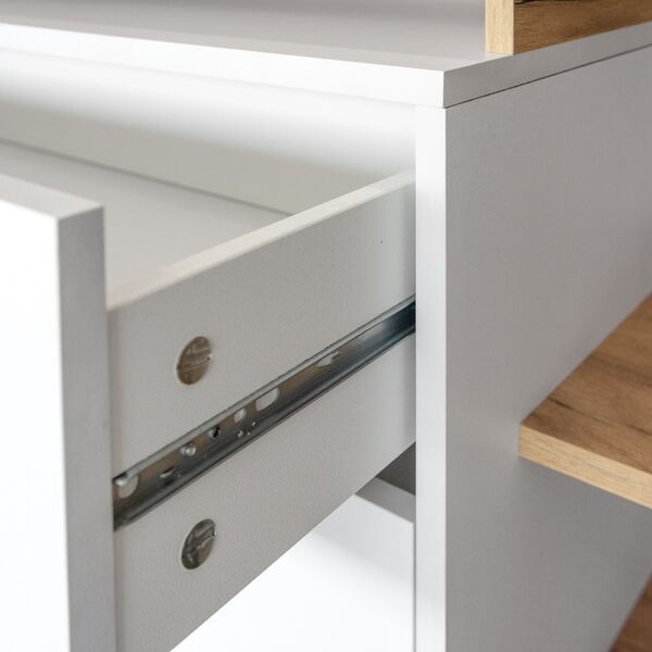 Бэль Тумба 10.92 Дуб Золотой / Белый