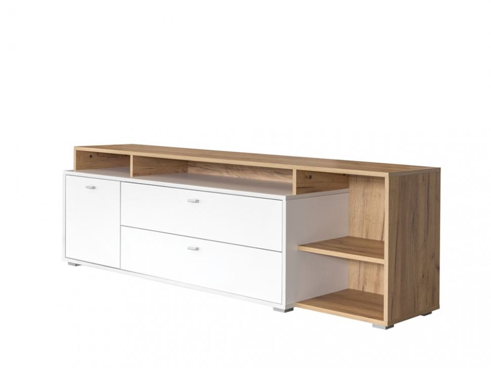 Бэль Тумба 10.92 Дуб Золотой / Белый