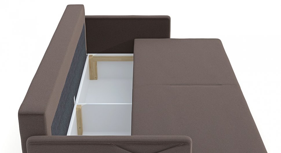 Диван Каир 3 SKANDEAN (Коричневый)