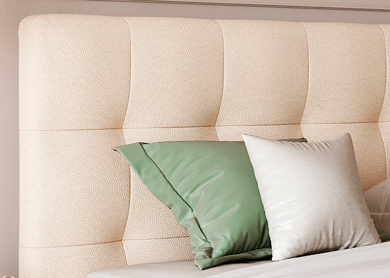Кровать 140х200 Касабланка Арника с латами (Бежевая)