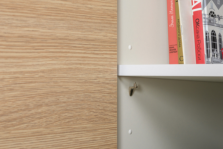 Марвэл Стеллаж 16.426 Белый PE шагрень / Плэйн