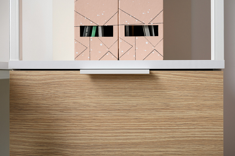 Марвэл Стеллаж 16.426 Белый PE шагрень / Плэйн