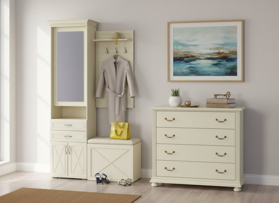 Прихожая Бэль 2 Слоновая кость