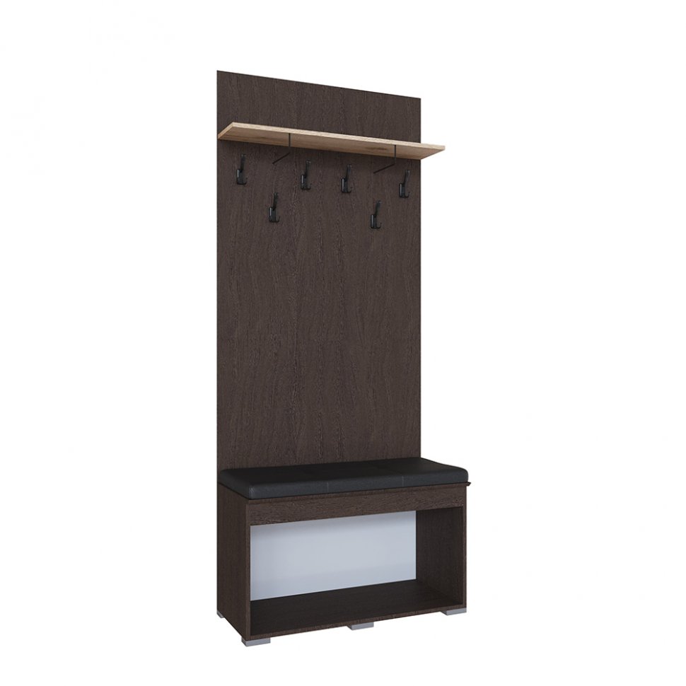 Вешалка с тумбой Плейона (ТЭКС) Дуб делано