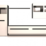 Стенка для гостиной Арчи 1 КМК 0756 (Черно-белый)