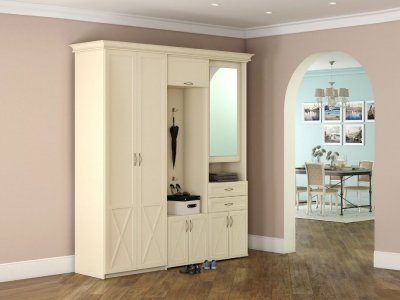 Прихожая Бэль 3 Слоновая кость