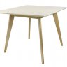 Стол обеденный Олсон Мини 90 (Слоновая кость/натуральный)