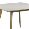 Стол обеденный Олсон Мини 90 (Слоновая кость/натуральный)