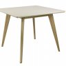 Стол обеденный Олсон Мини 90 (Слоновая кость/натуральный)