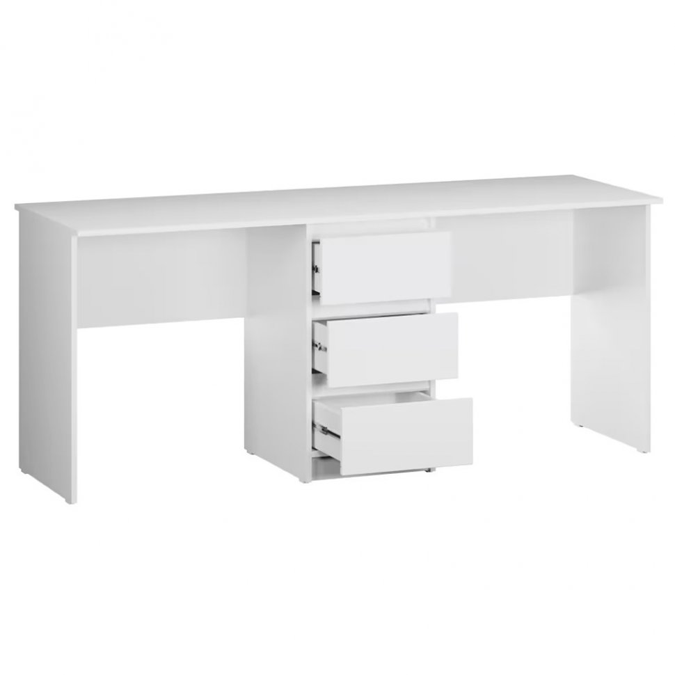 Стол письменный двухместный Матеуш-6 (Комфорт-S) Белый