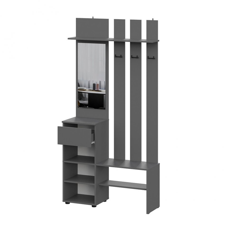 Мини-прихожая Денвер (Графит серый)