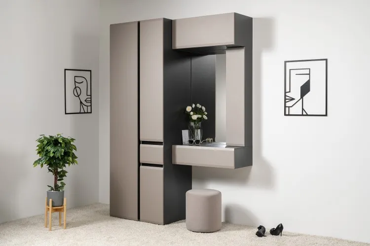 Сидней тумба подвесная 16.156 Антрацит / Капучино