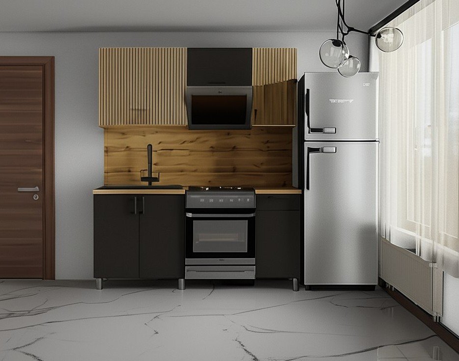 Кухня Кантри 1,8м с окапом