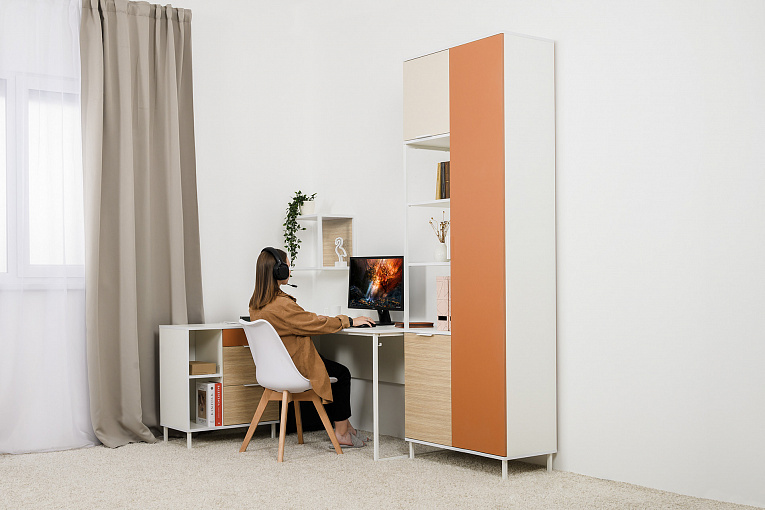 Марвэл Стол 12.112 Белый PE шагрень