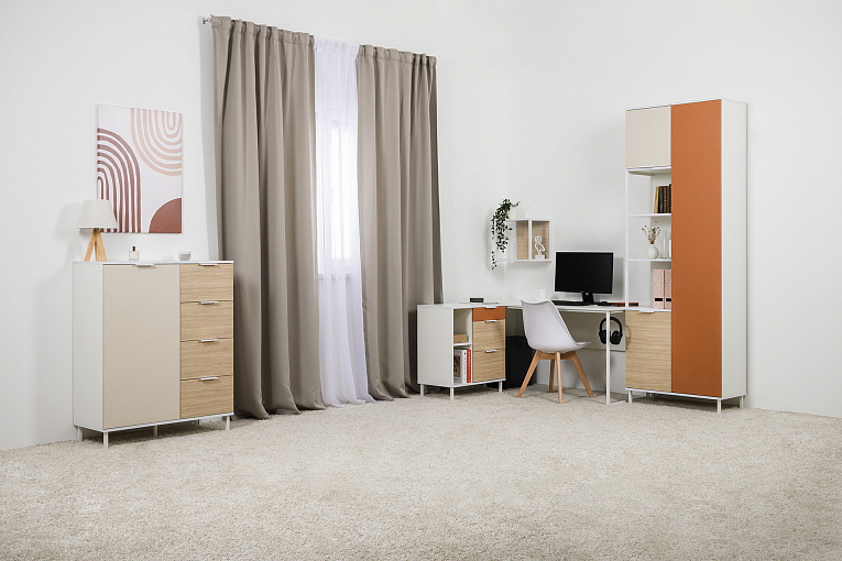 Марвэл Стол 12.112 Белый PE шагрень