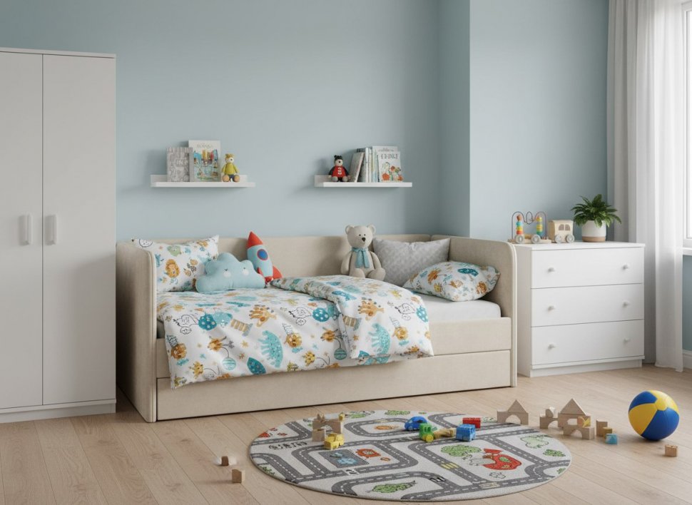 Кровать Молли модель 302 Велюр Вивальди 4