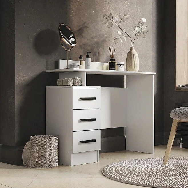 Стол косметический ЭКО (Эра) Белый