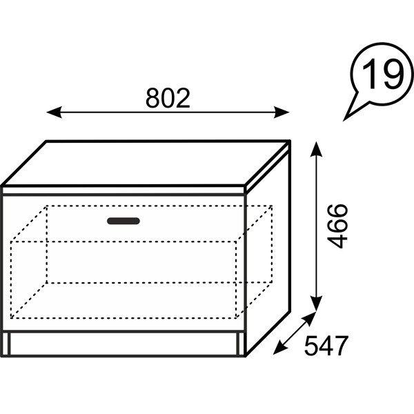 Тумба Квест 19 Ижмебель