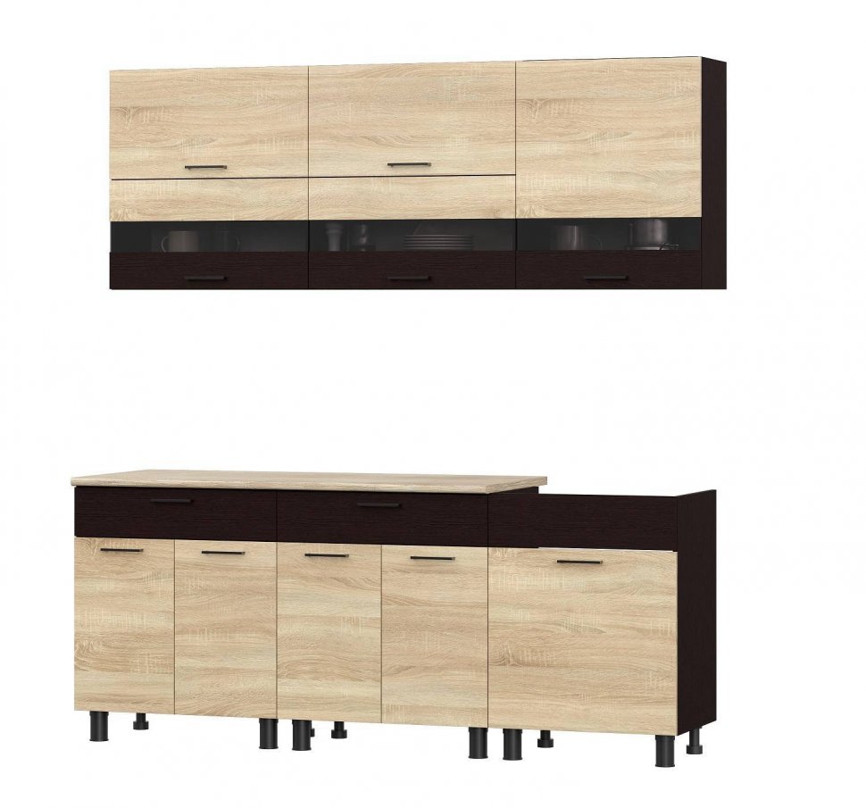 Кухня 2.0 Мари (Венге / Дуб Cонома)