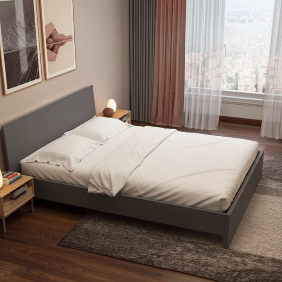 Кровать 160х200 Денвер с проложками (Графит серый)