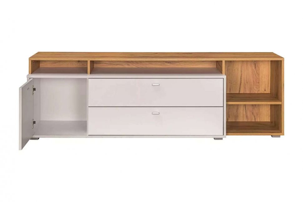 Гостиная Бэль комплектация 1 Дуб золотой / Белый