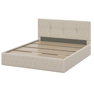 Кровать с основанием двойная №4 160х200, Бежевый