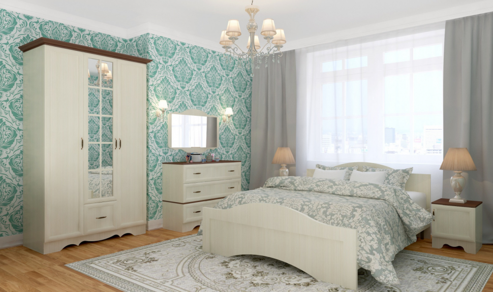 Латте 3 Шкаф трехдверный Бодега Светлый / Орех Донской