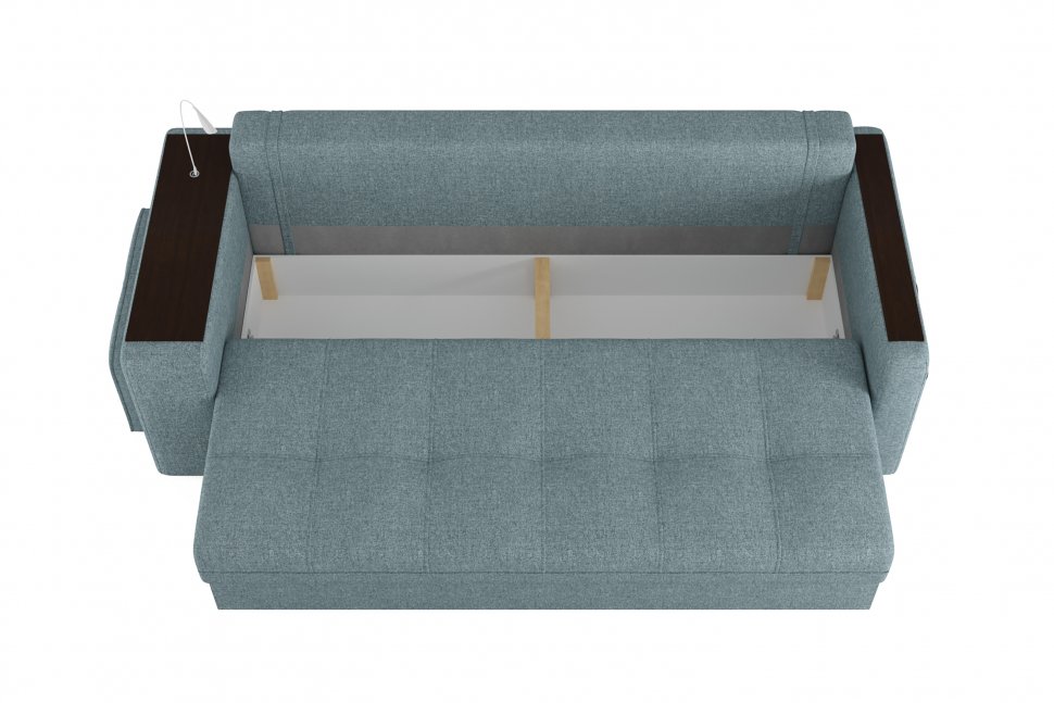 Диван Smart 4 пуф слева Б4-3т-Б3 СК Рогожка Sherlock 975