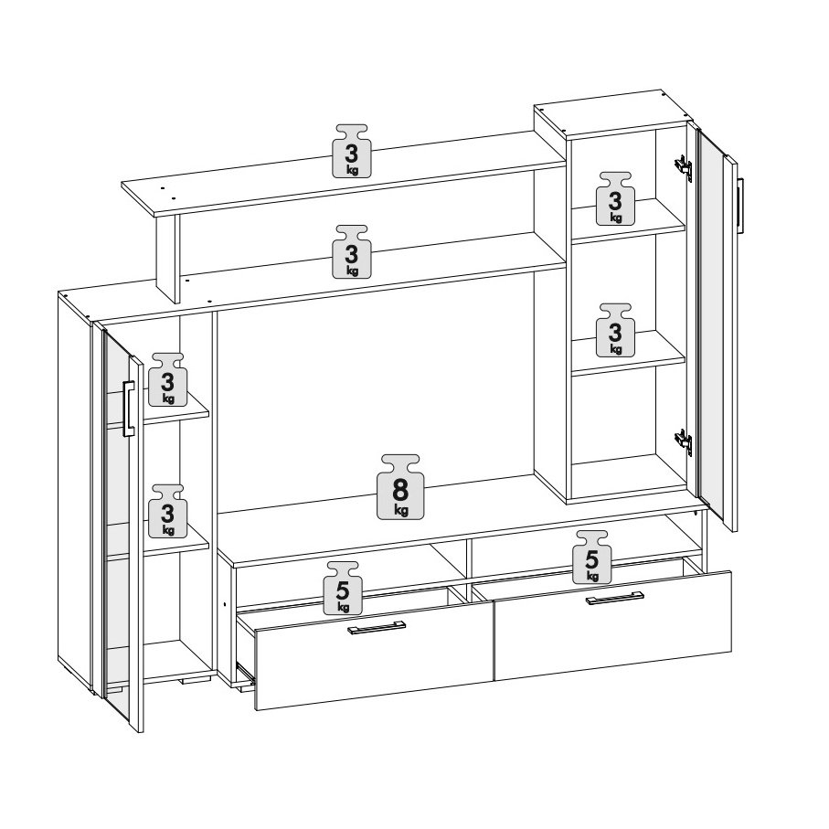 Гостиная Эмма Мини (Интерьер Центр)
