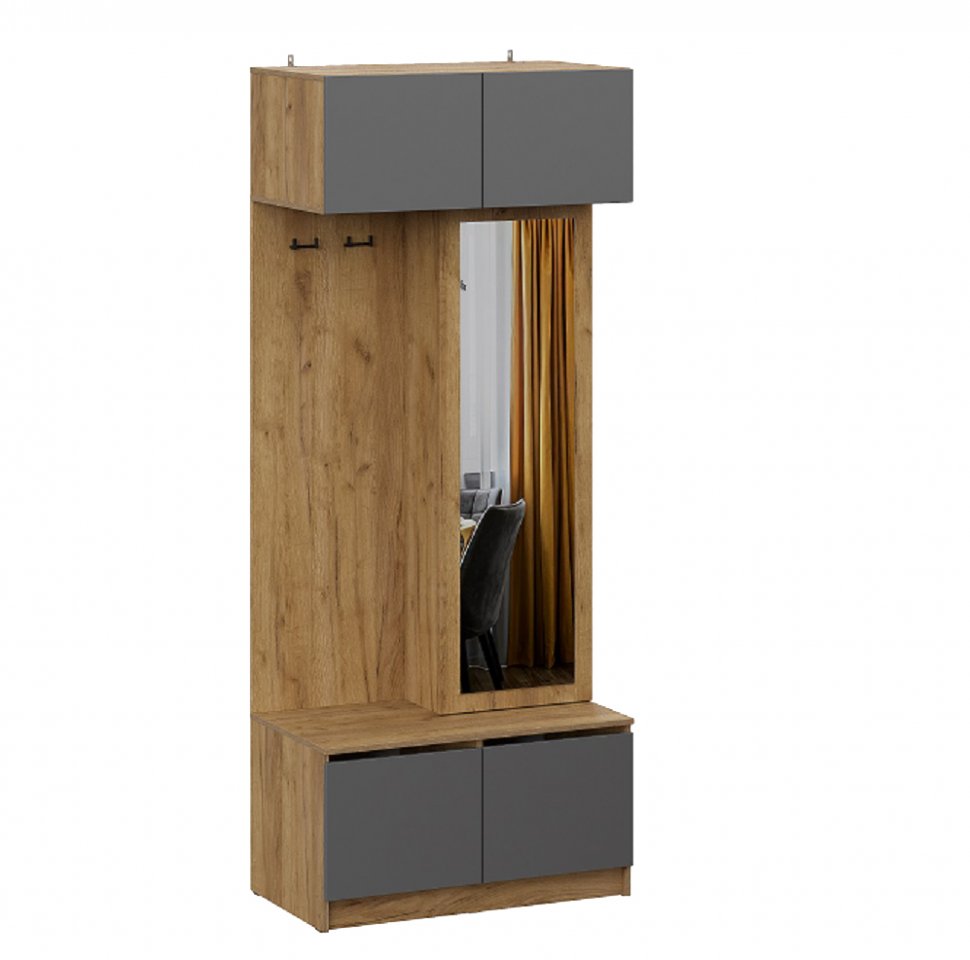 Прихожая Авиньон (Графит серый) Комплект