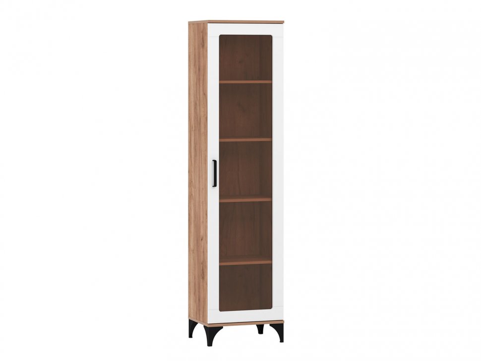 НМ 013.06 Марсель шкаф-пенал Дуб Крафт табачный/Меренга