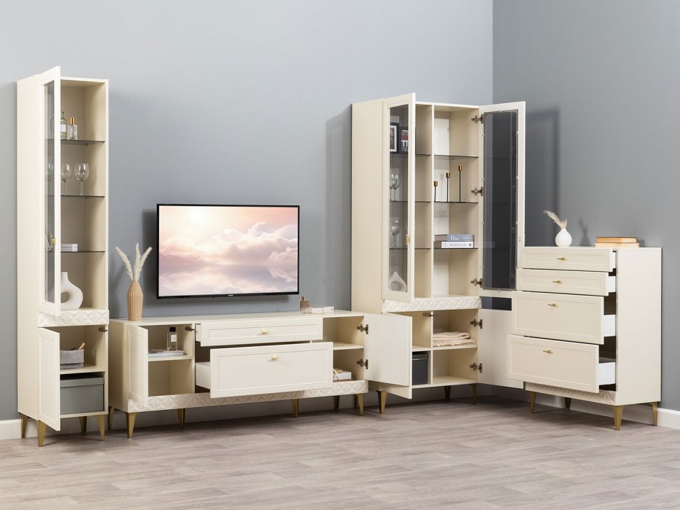 Гостиная Марион-1 Слоновая кость