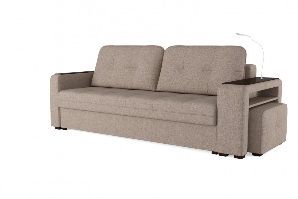 Диван Smart 4 пуф справа Б3-3Т-Б4 СК Рогожка Sherlock 932