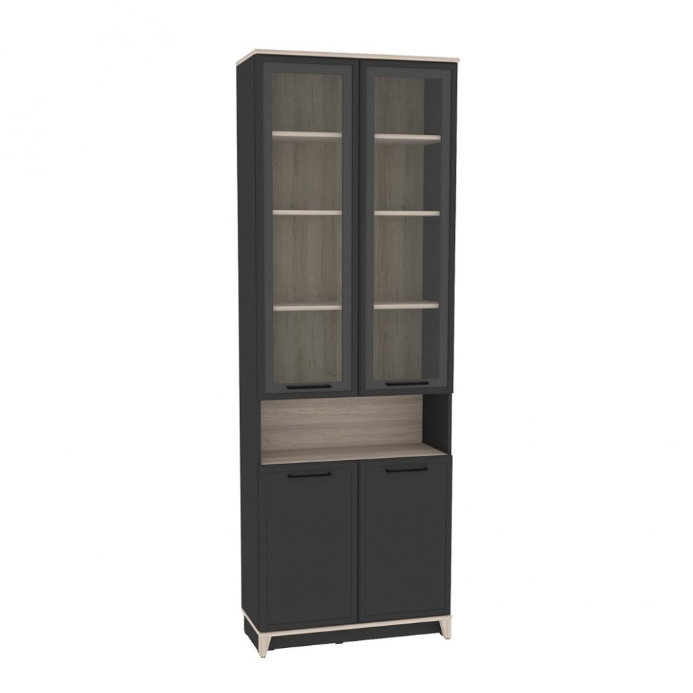 Шкаф для книг Аурелио 7 (Глазов) Антрацит