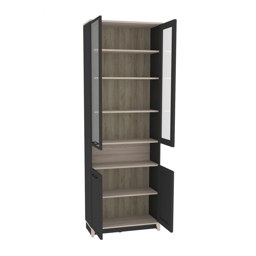 Шкаф для книг Аурелио 7 (Глазов) Антрацит