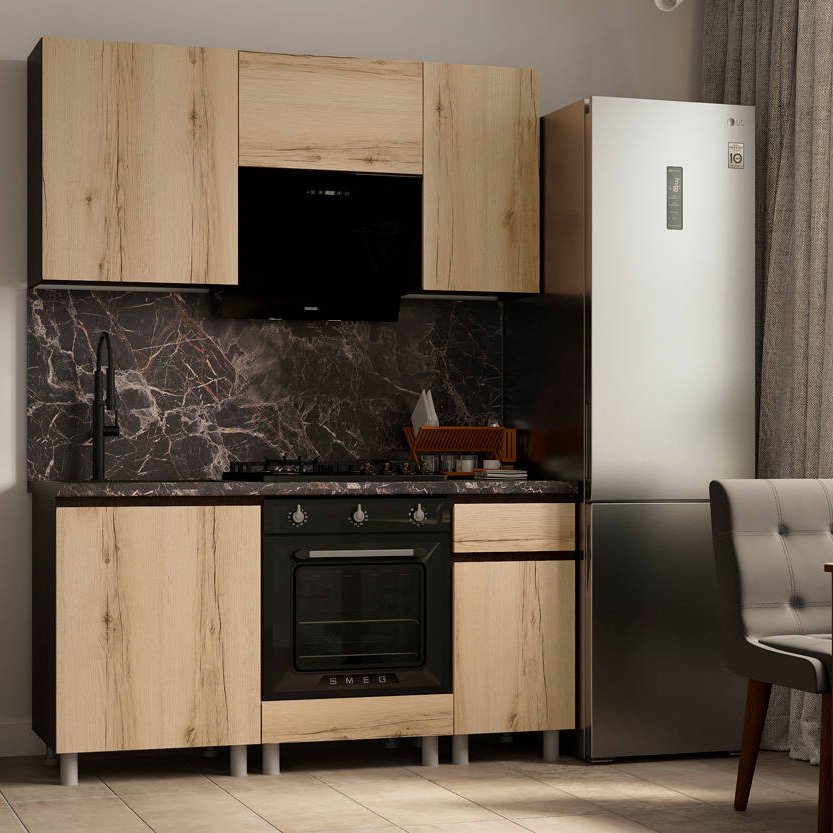 Шкаф кухонный верхний 40 Плейона (ТЭКС) П4В Дуб Делано